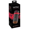 WYNE 04 - akkus, rezgő-szívó maszturbátor (barna)