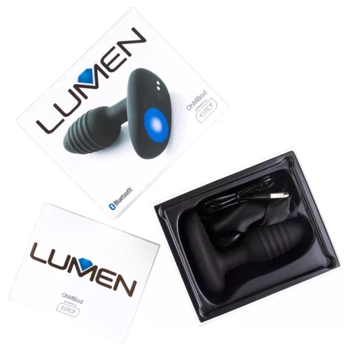 Kiiroo OhMiBod Lumen - interaktív prosztata vibrátor (fekete)