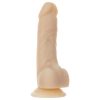 Naked Addiction Rotating 7 - forgófejes vibrátor (18cm) - natúr