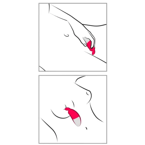 / Happyrabbit Knicker - akkus csiklóizgató vibrátor (piros)