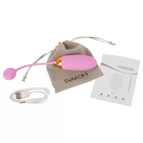 Svakom Ella Neo - hordható App-vezérelt vibrációs tojás (pink)