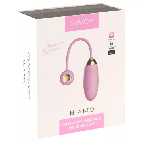 Svakom Ella Neo - hordható App-vezérelt vibrációs tojás (pink)