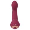 Javida Thumping - pulzáló G-pont és csikló vibrátor (piros)