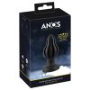 / ANOS - bordázott puha anál plug - 5 cm (fekete)