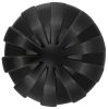/ ANOS - bordázott puha anál plug - 5 cm (fekete)