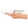 Liaison Wand - szilikon-üveg LED-es vibrátor (átlátszó)