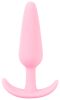 Cuties Mini Butt Plug - szilikon anál dildó - pink (2,1cm)