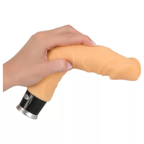 Nature Skin - élethű vibrátor (natúr, 23 cm)