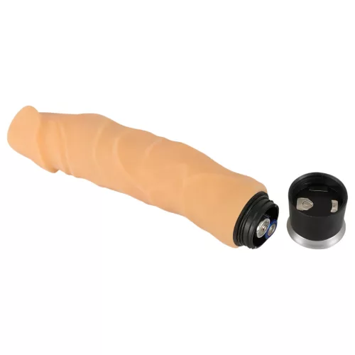 Nature Skin - élethű vibrátor (natúr, 23 cm)