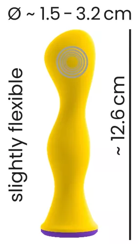 / You2Toys bunt. - akkus, vízálló anál vibrátor (sárga)