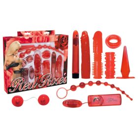   You2Toys - Vörös rózsák - vibrátoros készlet (9 részes)