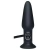 You2Toys True Black - pumpálható anál vibrátor (fekete)