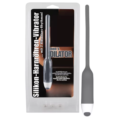 You2Toys - DILATOR - szilikon dilátor vibrációval (szürke, 6 mm)