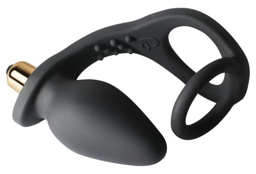 RO-ZEN dupla péniszgyűrű és anál vibrátor