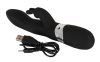 SMILE Blacky - USB-s 2 motoros vibrátor (fekete)