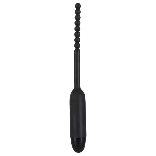 You2Toys Pearl Dilator - gömbös húgycső vibrátor - 0,8 cm (fekete)