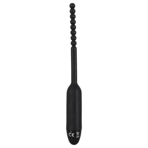You2Toys Pearl Dilator - gömbös húgycső vibrátor - 0,8 cm (fekete)