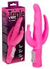 Triple Vibe - forgó, 3 ágú vibrátor (pink)