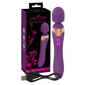Javida Double - masszírozó vibrátor (lila)