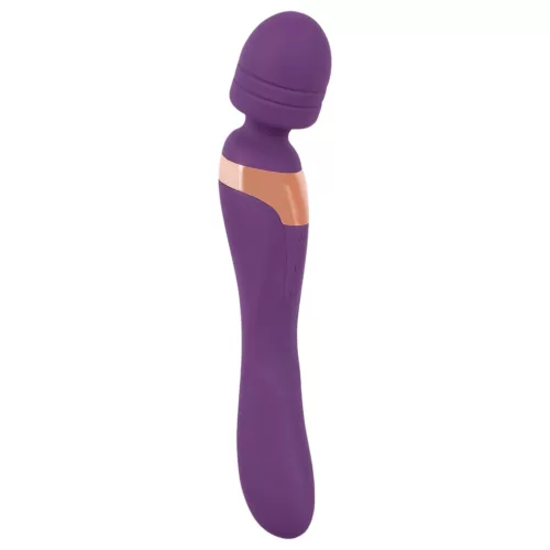 Javida Double - masszírozó vibrátor (lila)