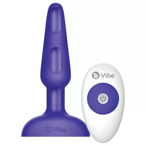 / b-Vibe trio - 3 motoros anál vibrátor (lila)