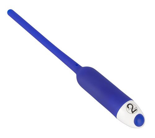 / You2Toys - DILATOR - üreges szilikon húgycsővibrátor - kék (7mm)
