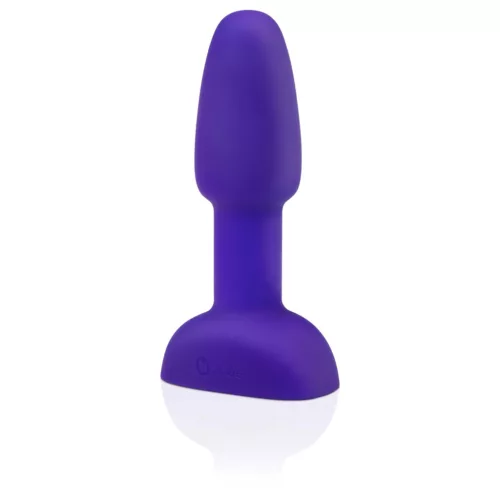 / b-Vibe Rimming - forgó gyöngyös anál vibrátor (lila)
