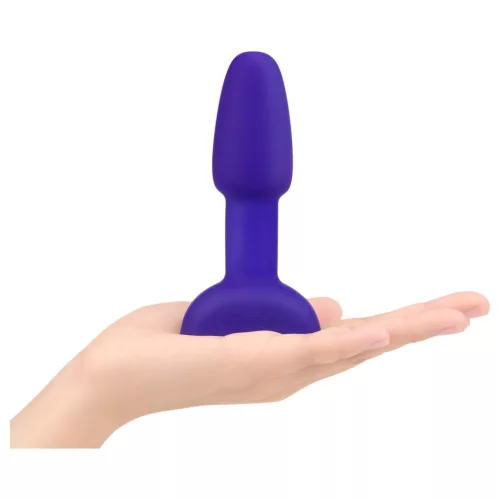 / b-Vibe Rimming - forgó gyöngyös anál vibrátor (lila)
