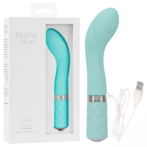 Pillow Talk Sassy - akkus G-pont vibrátor (türkiz)