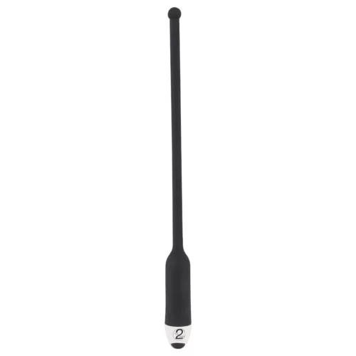 You2Toys DILATOR - fekete szilikon, vibrációs húgycső dilátor (8-11 mm)