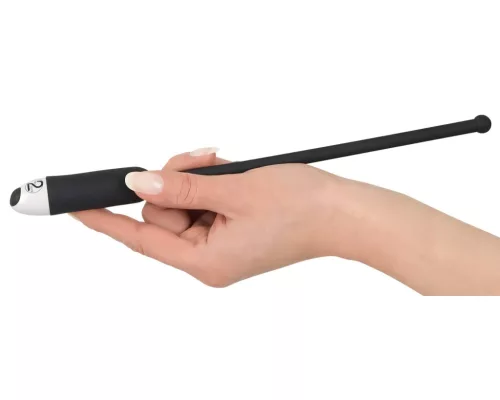 You2Toys DILATOR - fekete szilikon, vibrációs húgycső dilátor (8-11 mm)