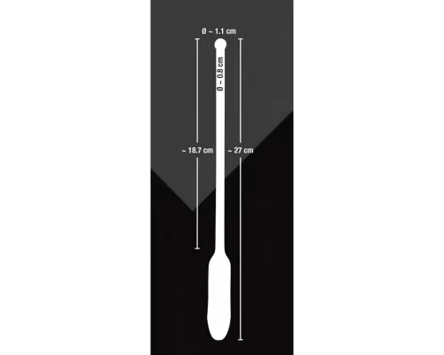 You2Toys DILATOR - fekete szilikon, vibrációs húgycső dilátor (8-11 mm)