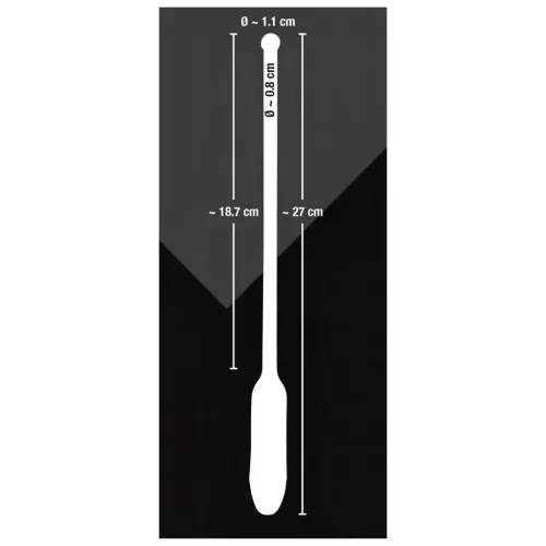 You2Toys DILATOR - fekete szilikon, vibrációs húgycső dilátor (8-11 mm)