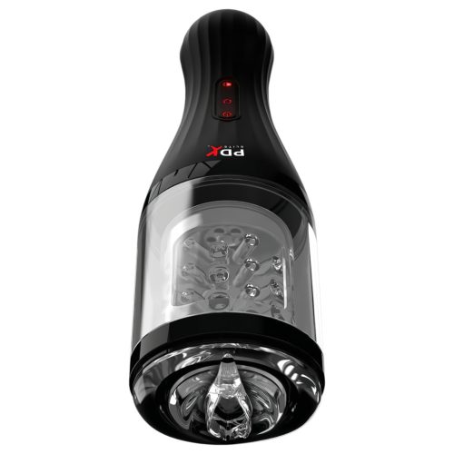 PDX Elite Rotobator - művagina (átlátszó-fekete)