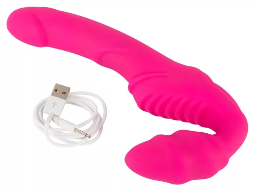 You2Toys - Double2Teaser - felcsatolható vibrátor tartópánt nélkül (pink)