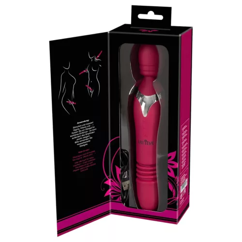Javida Thrusting - 3in1 masszírozó vibrátor (piros)