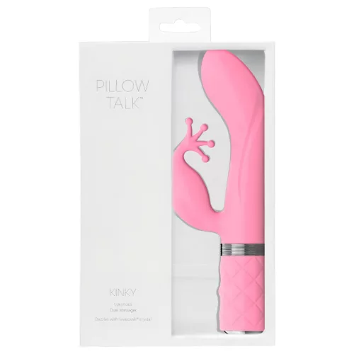 / Pillow Talk Kinky - akkus, 2 motoros G-pont vibrátor (pink)