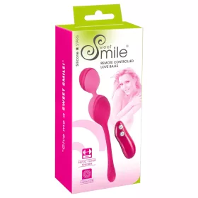 SMILE Love Balls - rádiós vibrációs tojás -82 g (pink)
