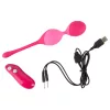 SMILE Love Balls - rádiós vibrációs tojás -82 g (pink)