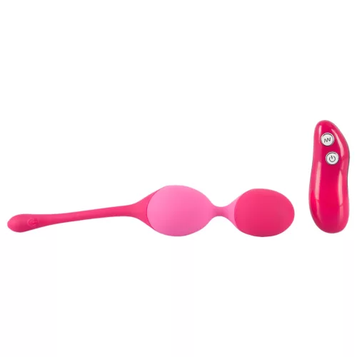 SMILE Love Balls - rádiós vibrációs tojás -82 g (pink)