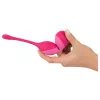 SMILE Love Balls - rádiós vibrációs tojás -82 g (pink)