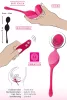 SMILE Love Balls - rádiós vibrációs tojás -82 g (pink)