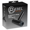 Rebel - akkus, fel-le mozgó, vibráló maszturbátor férfiaknak (fekete)
