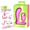 SMILE G-Spot Panty - akkus, rádiós felcsatolható vibrátor (pink)