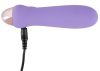 Cuties Mini Purple - akkus, szilikon rúdvibrátor (lila)