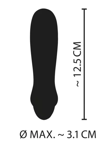 You2Toys - Cuties Mini Purple - akkus, szilikon rúdvibrátor (lila)