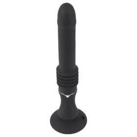   You2Toys Fucking Machine - tapadókorongos lökő vibrátor (fekete)