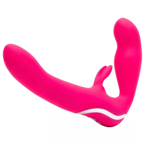 Happyrabbit Strapless - felcsatolható nyuszis vibrátor (pink)