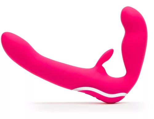 Happyrabbit Strapless - felcsatolható nyuszis vibrátor (pink)