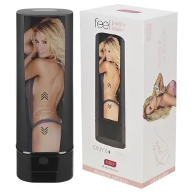   Kiiroo Onyx+ Jessica Drake - interaktív maszturbátor férfiaknak (fekete)
